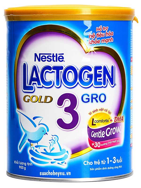 sữa lactogen gold 3 hôp 900g