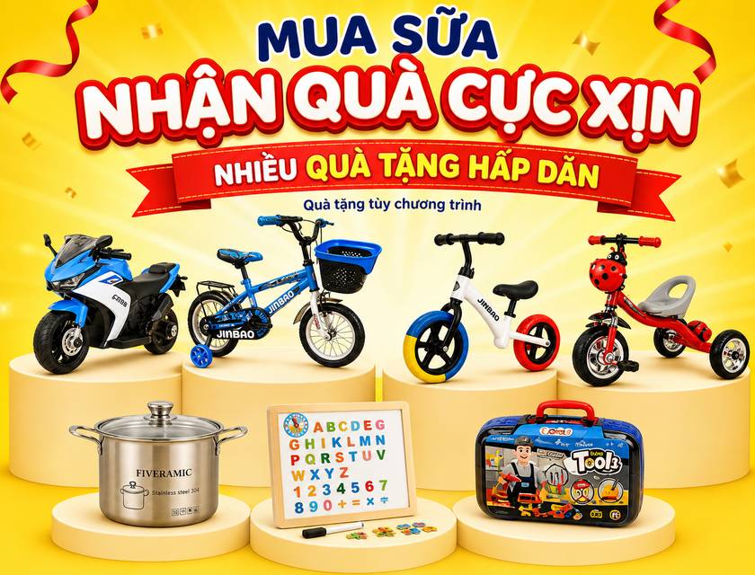 Chương trình khuyến mãi sữa Vallac Phần Lan