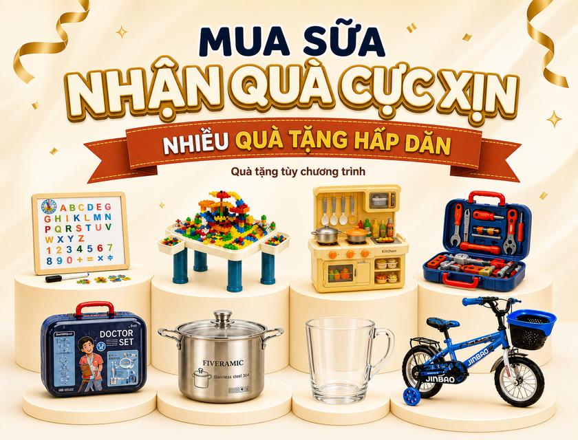 Chương trình khuyến mãi sữa Snow Baby nội địa Nhật Bản