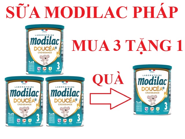 chương trình khuyến mãi modilac pháp