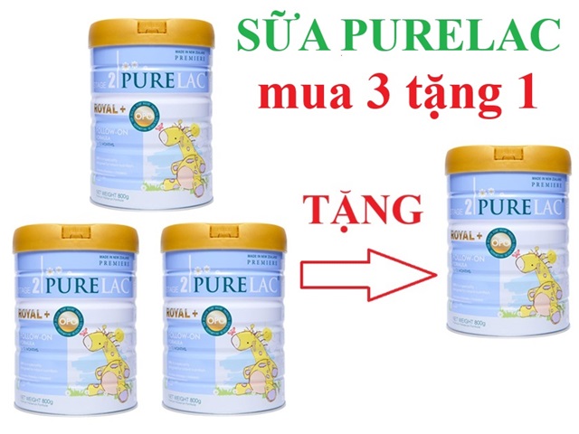 chương trình khuyến mãi sữa purelac
