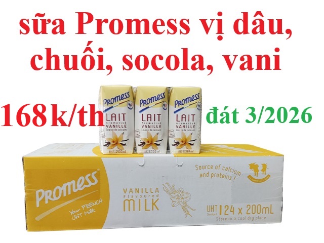 chương trình khuyến mãi sữa promess pháp