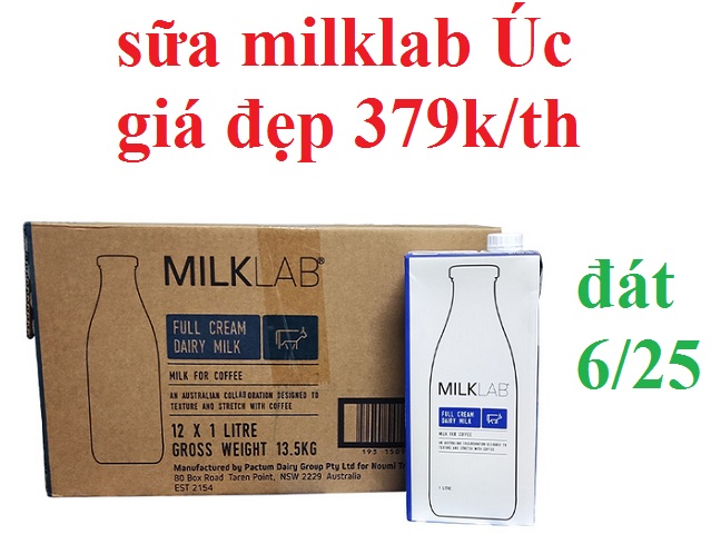 Chương trình khuyến mãi sữa milklab úc