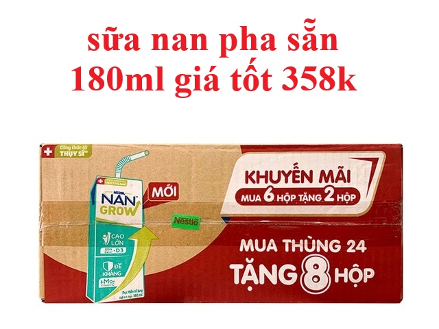chương trình khuyến mãi sữa nan