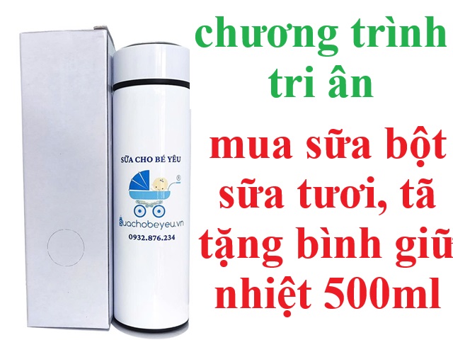 chương trình khuyến mãi sữa cho bé yêu