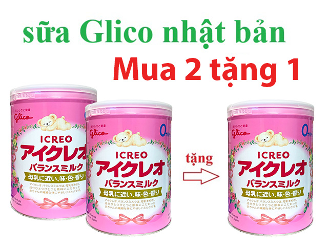 chương trình khuyến mãi sữa glico nhật bản