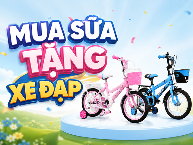 chương trình khuyến mãi sữa cho bé yêu