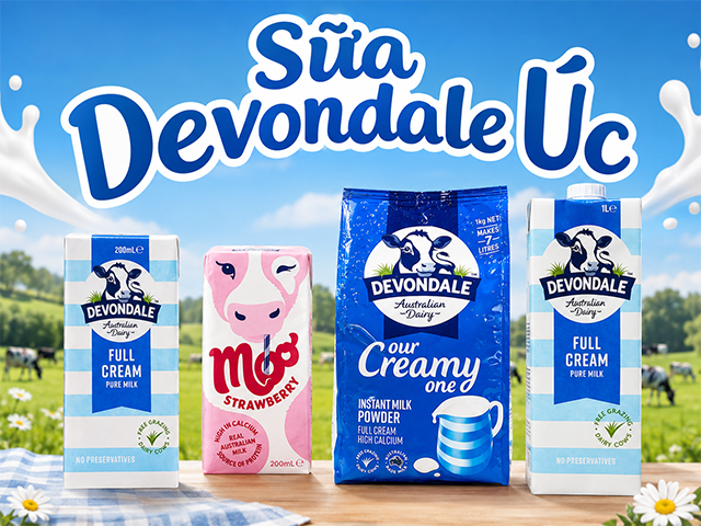 sữa tươi devondale úc thơm ngon chuẩn úc