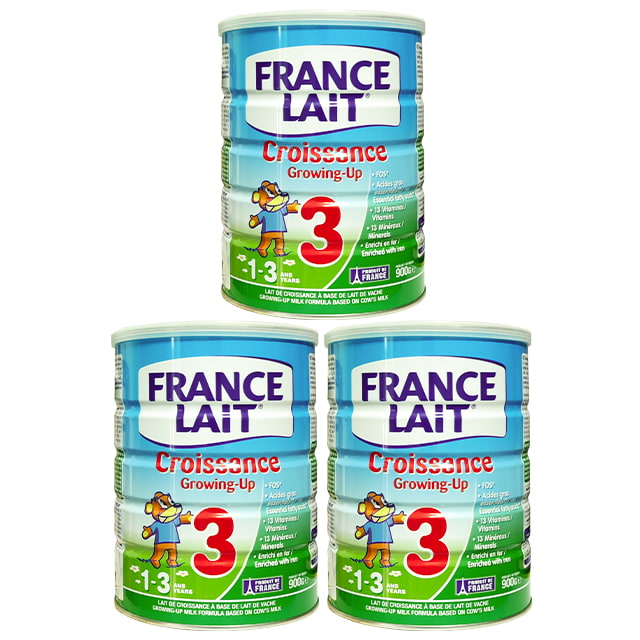 Combo 3 lon Sữa France Lait số 3 lon 900g cho trẻ 1-3 tuổi