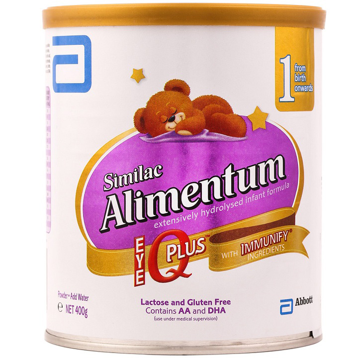 Sữa similac Alimentum Dành Cho Trẻ dị ứng đạm, hộp 400g