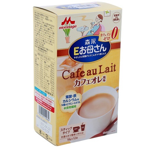 Sữa bầu Morinaga nội địa Nhật vị cafe, 12 gói x18g