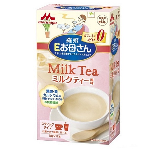 Sữa bầu Morinaga nội địa Nhật vị trà sữa 12gói x18g