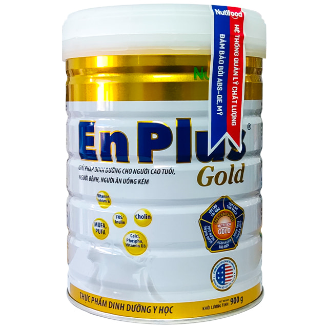 Sữa EnPlus Gold 900g dinh dưỡng người lớn tuổi