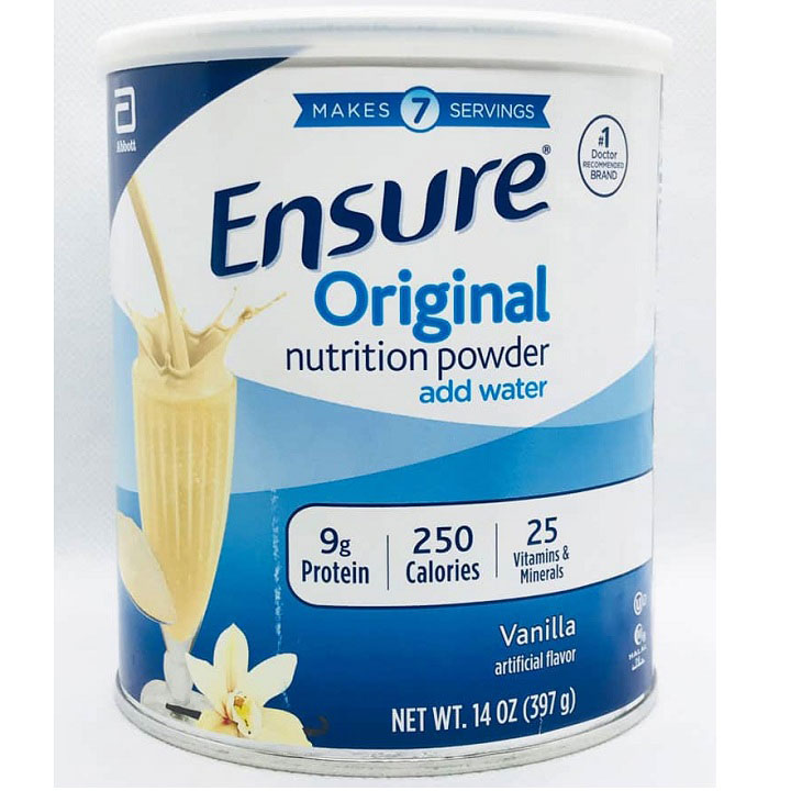 Sữa bột Ensure Original Mỹ lon 397g hương vị vani