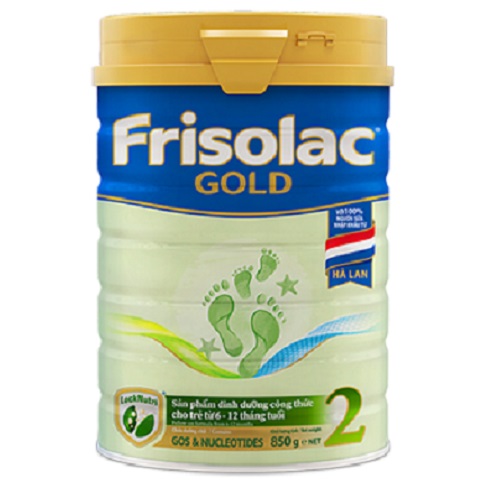 Sữa Frisolac Gold 2, 850g, Hà Lan FrieslandCampina