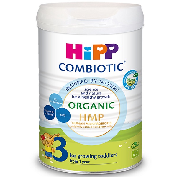 Sữa HiPP Combiotic số 3 lon 350g, trẻ từ 1 - 3 tuổi