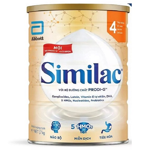 Sữa Similac IQ HMO 4 cho trẻ 2-6 tuổi, lon 1.7kg
