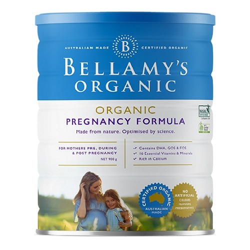 Sữa Bellamy's Organic Úc cho mẹ mang thai, 900g