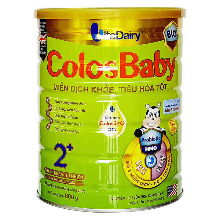 Sữa ColosBaby BIO Gold 2+ lon 80g cho trẻ trên 2 tuổi