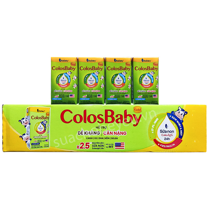 Sữa Colosbaby Gold pha sẵn hộp 110ml cho trẻ trên 1 tuổi