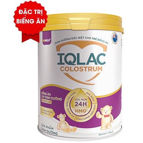 Sữa IQlac Colostrum Premium lon 400g cho trẻ biếng ăn Suy dinh dưỡng