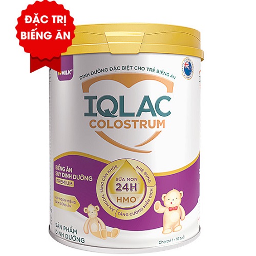 Sữa IQlac Colostrum Premium lon 800g cho trẻ biếng ăn Suy dinh dưỡng