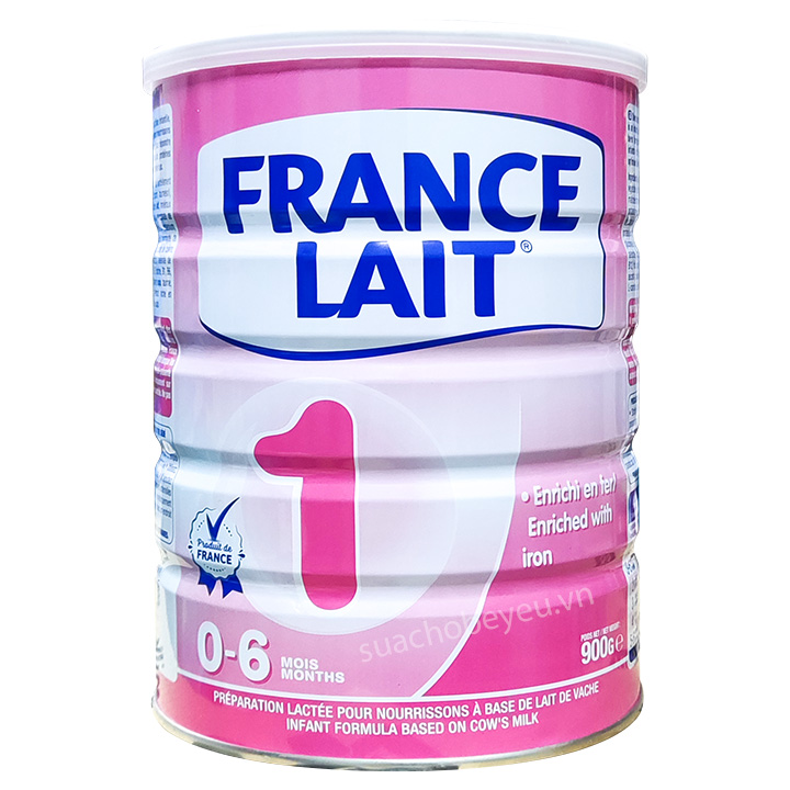 Sữa France Lait số 1 lon 900g cho trẻ 0-6 tháng tuổi