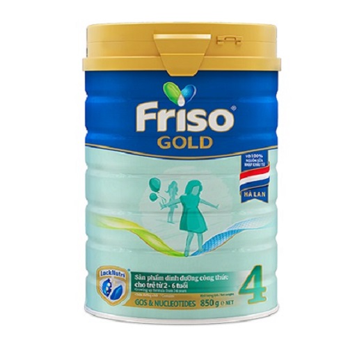 Sữa Friso Gold 4 lon 850g, FrieslandCampina Hà Lan