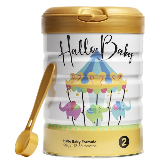 Sữa Hallo Baby số 2 lon 800g cho trẻ 12-36 tháng