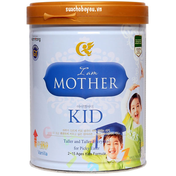 Sữa I am Mother Kid  lon 800g cho trẻ 2-15 tuổi