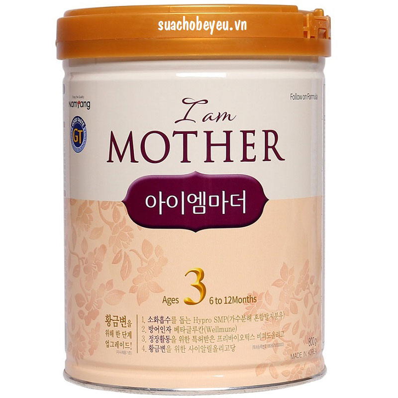 Sữa I am Mother số 3 lon 800g cho trẻ 6-12 tháng