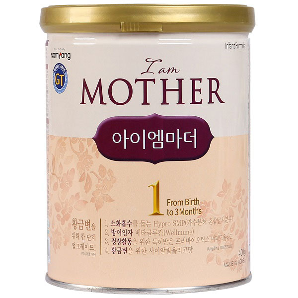 Sữa bột I am Mother 1 lon 400g cho trẻ 0-3 tháng tuổi