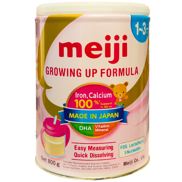 Sữa nhập khẩu Meiji Growing Formula 800g cho trẻ 1-3 tuổi
