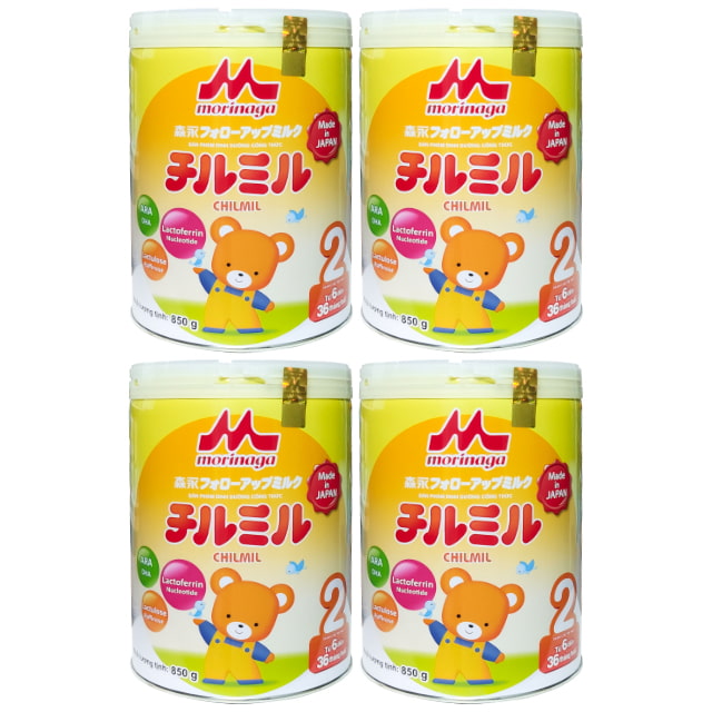Combo 4 lon sữa Morinaga số 2 850g cho trẻ 6-36 tháng