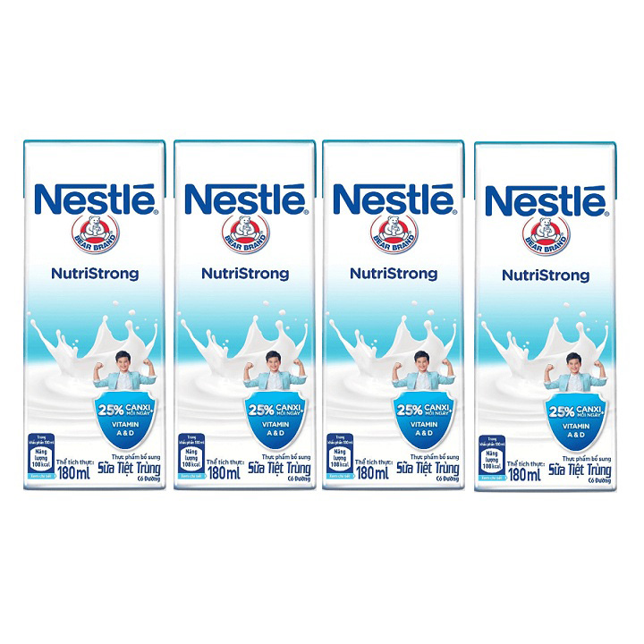 Thùng sữa nước Nestle Nutri Strong, trẻ từ 1 tuổi