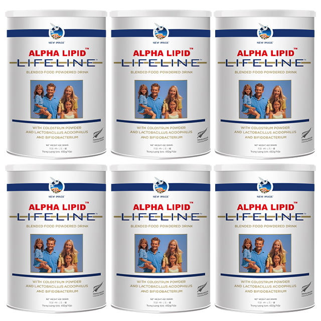 Thùng Sữa non Alpha Lipid Life Line New Zealand lon 450g