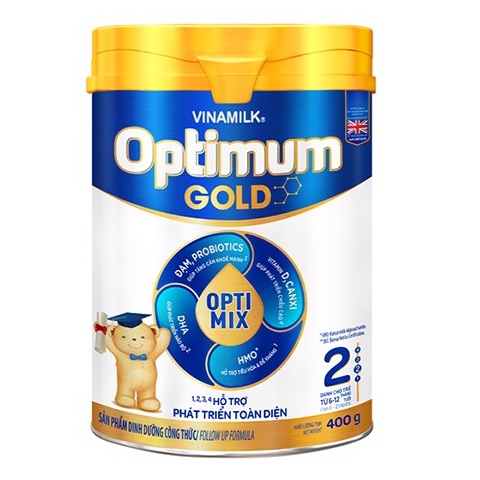 Sữa Optimum Gold số 2 lon 400g cho trẻ 6-12 tháng