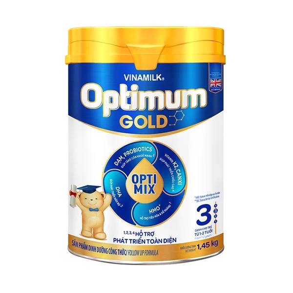 Sữa Optimum Gold số 3 lon 1.45kg cho trẻ 1-2 tuổi