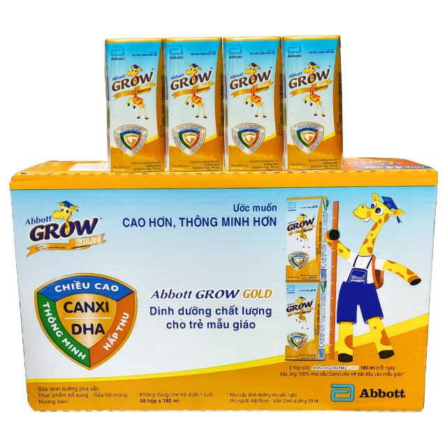 Sữa bột pha sẵn Abbott Grow Gold 180ml, >1 tuổi