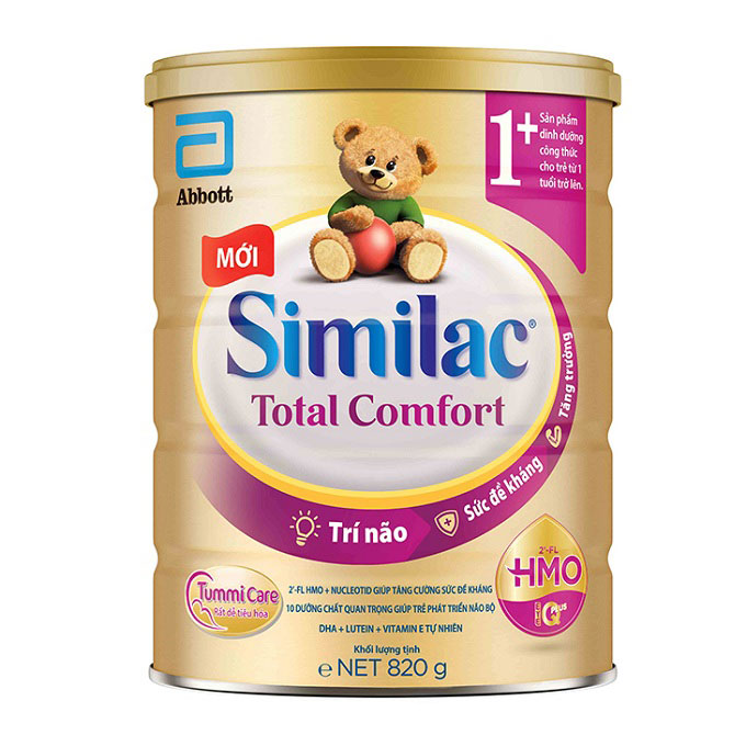 Similac Total Comfort 1+ lon 820g cho trẻ 1-2 tuổi