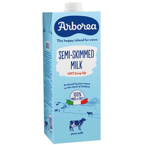 Thùng Sữa tươi nhập khẩu Ý Arborea ít béo 10 hộp 1L