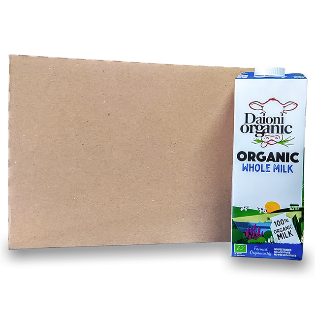 Sữa tươi hữu cơ Daioni organic nguyên kem hộp 1 Lít