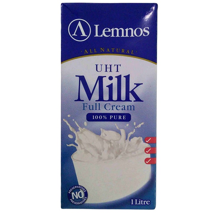 Thùng Sữa tươi nguyên kem Lemnos Úc 12 hộp 1L