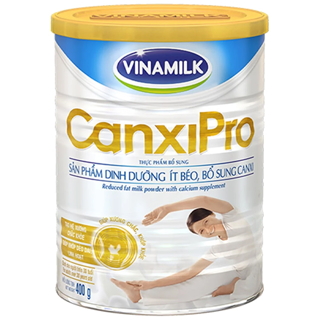 Sữa bột dinh dưỡng người lớn Canxi Pro lon 400g