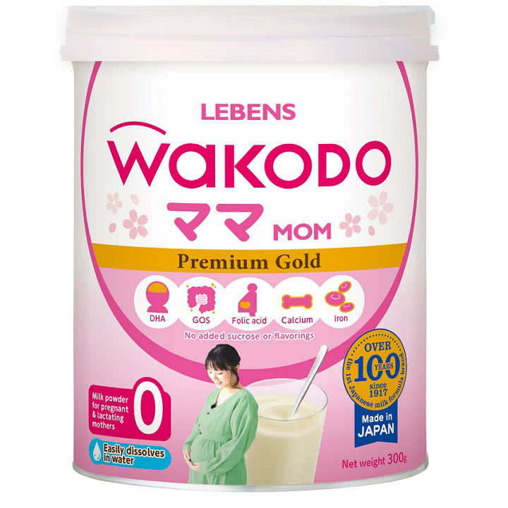 Sữa cho mẹ mang thai Wakodo Mom 300g nhập khẩu Nhật Bản
