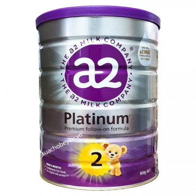 Sữa a2 Platinum số 2 lon 900g cho trẻ từ 6-12 tháng
