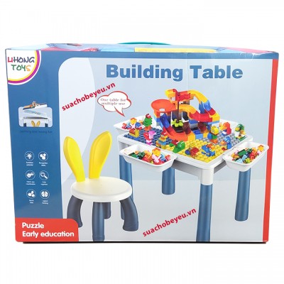 Bàn lắp ghép đa năng Building Table cho trẻ từ 3 tuổi