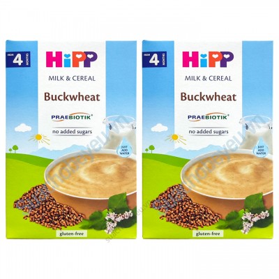 Combo 2 Bột ăn dặm Hipp Organic Sữa Kiều Mạch Buckwheat
