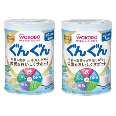 Combo 2 lon Sữa Wakodo nội địa Nhật 830g cho trẻ 1-3 tuổi