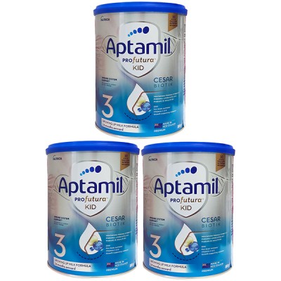 Combo 3 lon Sữa Aptamil Profutura Kid số 3 800g New Zealand cho trẻ từ 2 tuổi